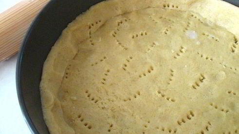 тарт с франжипаном и карамелизованной грушей