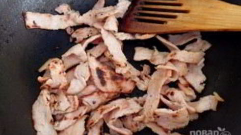 тарт с грибами и ветчиной