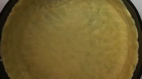 тарт с клюквой в сметанной заливке