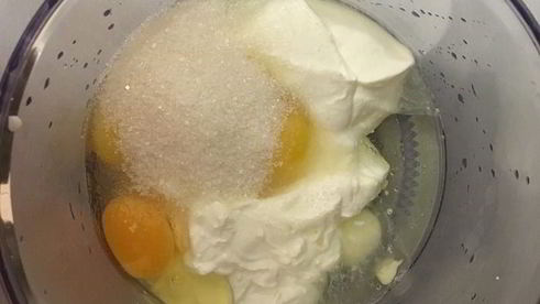 тарт с клюквой в сметанной заливке