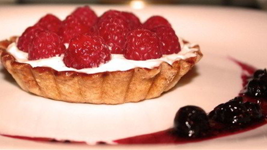 Рецепт тарта с малиной