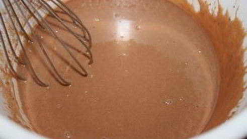 тарт с миндалем и молочным шоколадом