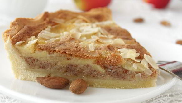 Рецепт Тарта с миндалем и яблоками