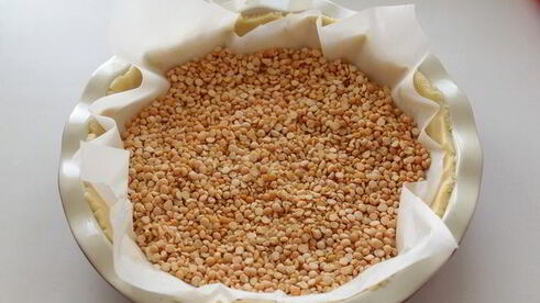 тарт с миндалем и яблоками