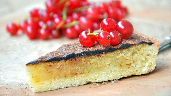 Рецепт Тарта с миндальным кремом и шоколадом