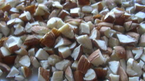 тарт с пряной тыквой, медом и карамелизированным миндалем