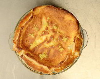 Тарт с рикоттой, лимонной цедрой и цукатами