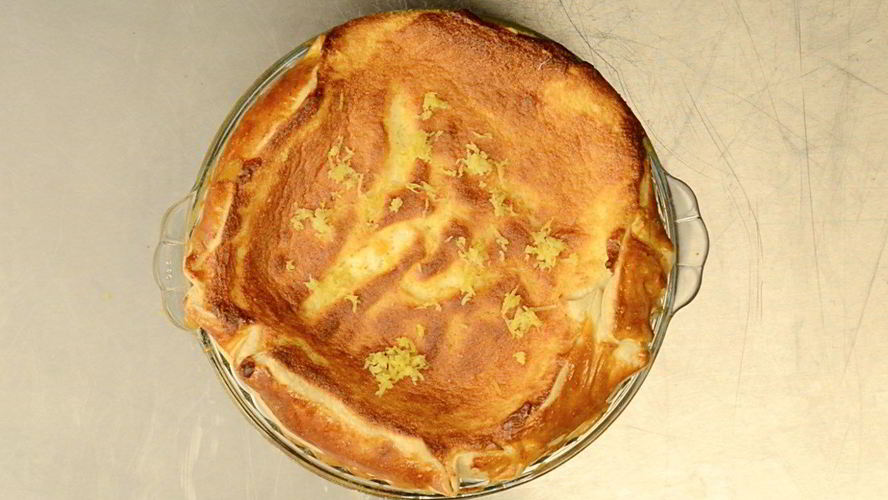 Рецепт тарта с рикоттой, лимонной цедрой и цукатами