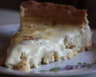 Тарт с заварным кремом и мускатным орехом