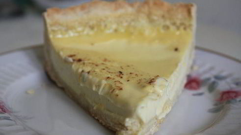 тарт с заварным кремом и мускатным орехом