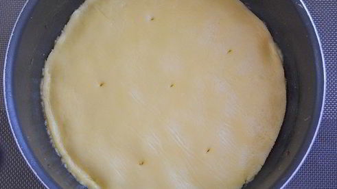 тарт татен с карамелизованным луком