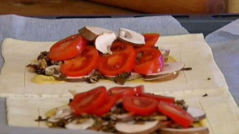 тарты с грибами и тимьяном