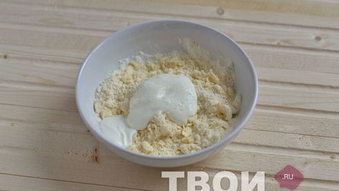 тарты с копченой курицей и шпинатом