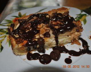 Творожно-грушевый тарт с крокантом