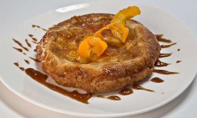 Яблочно-апельсиновый тарт