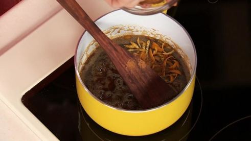 яблочно-апельсиновый тарт