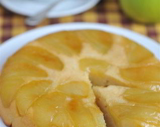 Яблочный тарт татен на сметанном тесте