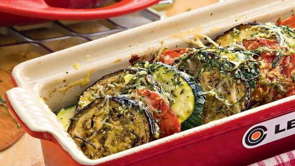 Рецепт Террина из баклажанов, помидоров и цуккини