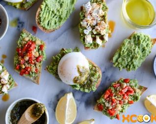 Тосты с авокадо