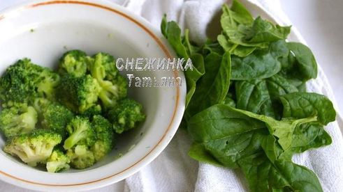 цветное карпаччо из овощей с рулетом из курицы, брокколи и шпината