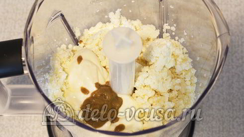 творожная закуска с зеленью и чесноком