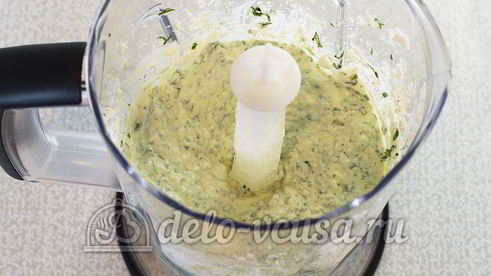 творожная закуска с зеленью и чесноком