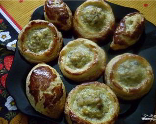 Волованы с рыбой