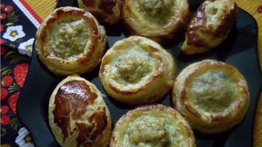 Рецепт волованов с рыбой