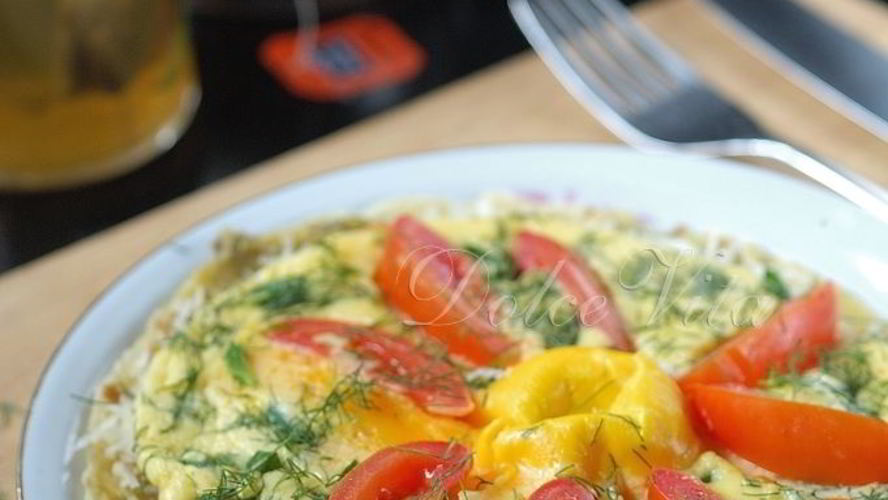 Рецепт большого австралийского завтрака с яичницея