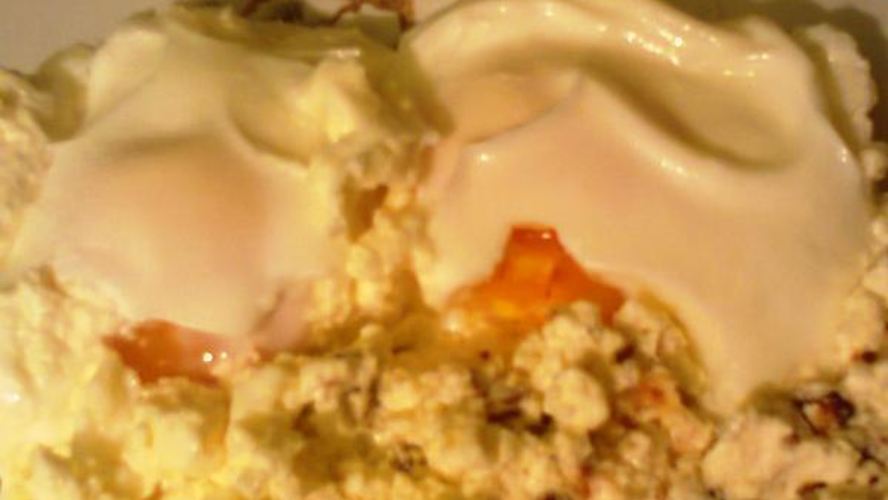 Рецепт глазуньи с творогом