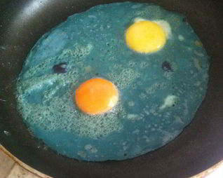 Голубая яичница