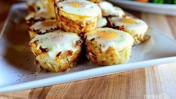 Рецепт Картофельной яичницы