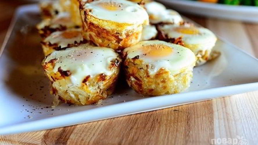 Рецепт картофельной яичницы