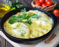 Яичница с помидорами