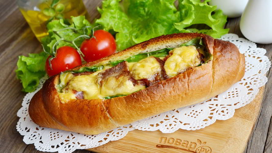 Рецепт сказочной булки с яичницея внутри