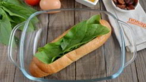 сказочная булка с яичницей внутри