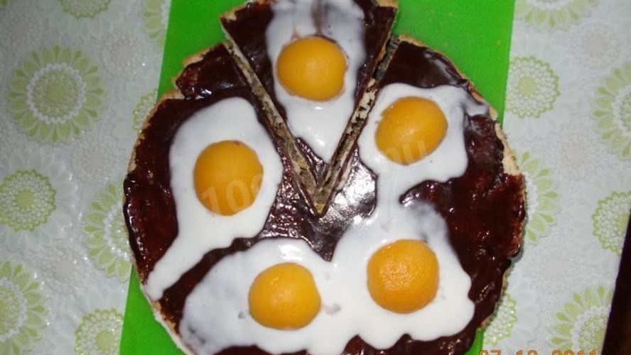 Рецепт торта с абрикосами яичница