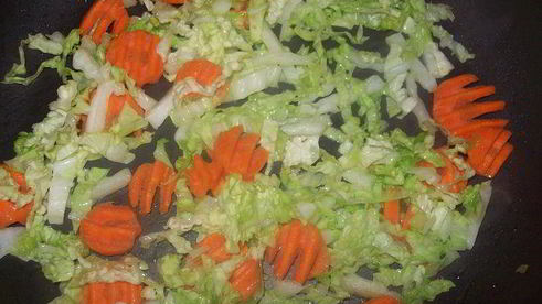 яичница фу йонг с китайской капустой