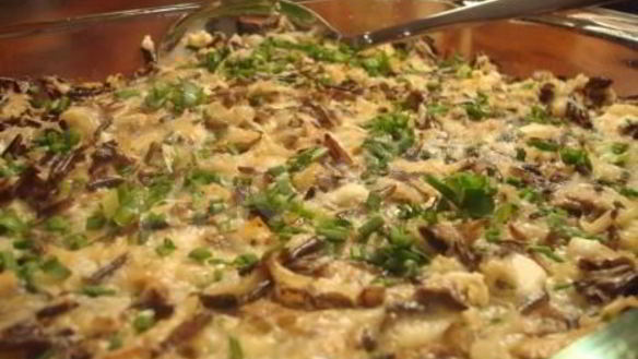 Рецепт Яичницы с диким рисом и грибами