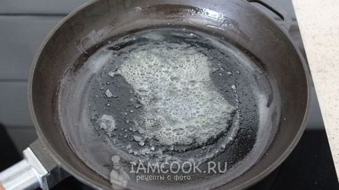 яичница с горошком и стручковой фасолью