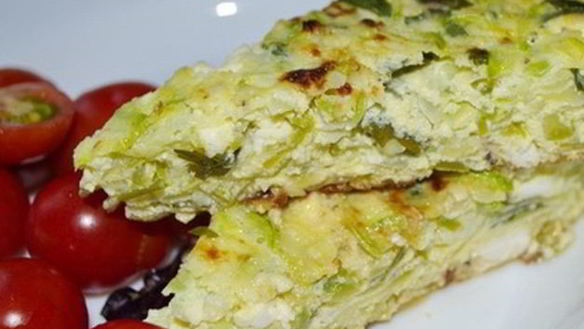 Рецепт Яичницы с кабачками