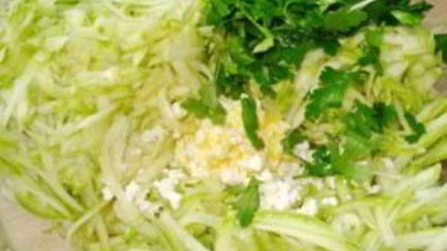 яичница с кабачками