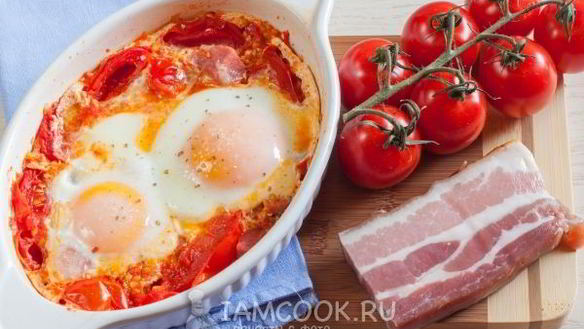 Рецепт Яичницы в микроволновке