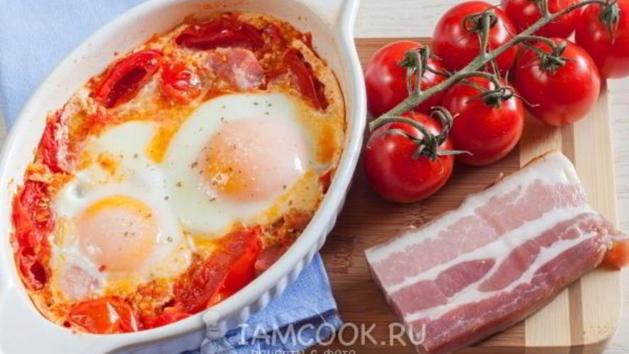 Рецепт яичницы в микроволновке