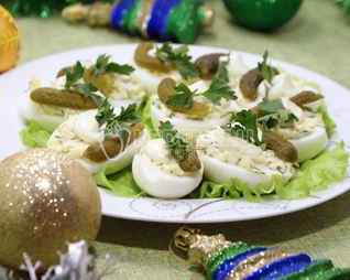 Закуска для Деда Мороза