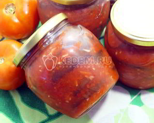 Закуска из баклажанов на зиму