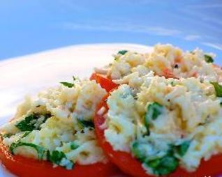 Закуска из помидоров с сыром Пармезан