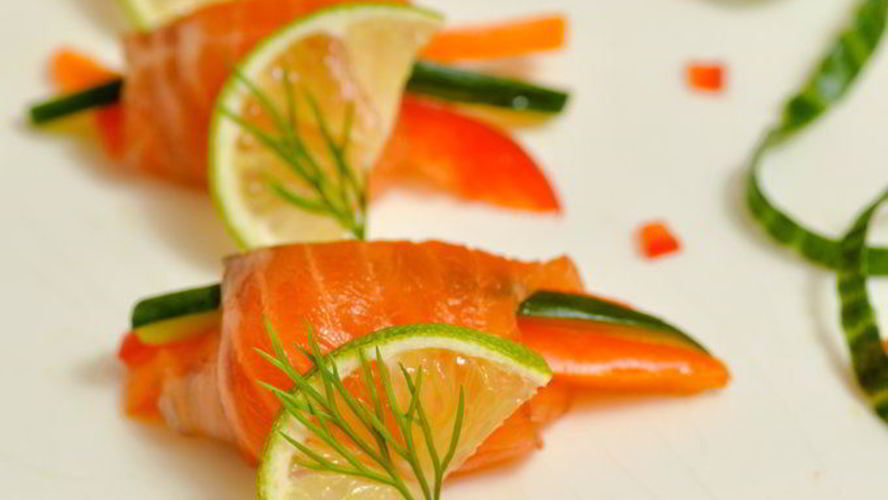 Рецепт закуски из семги калейдоскоп