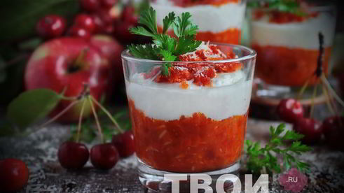 закуска из яблок