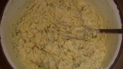 закуска из яиц с брынзой